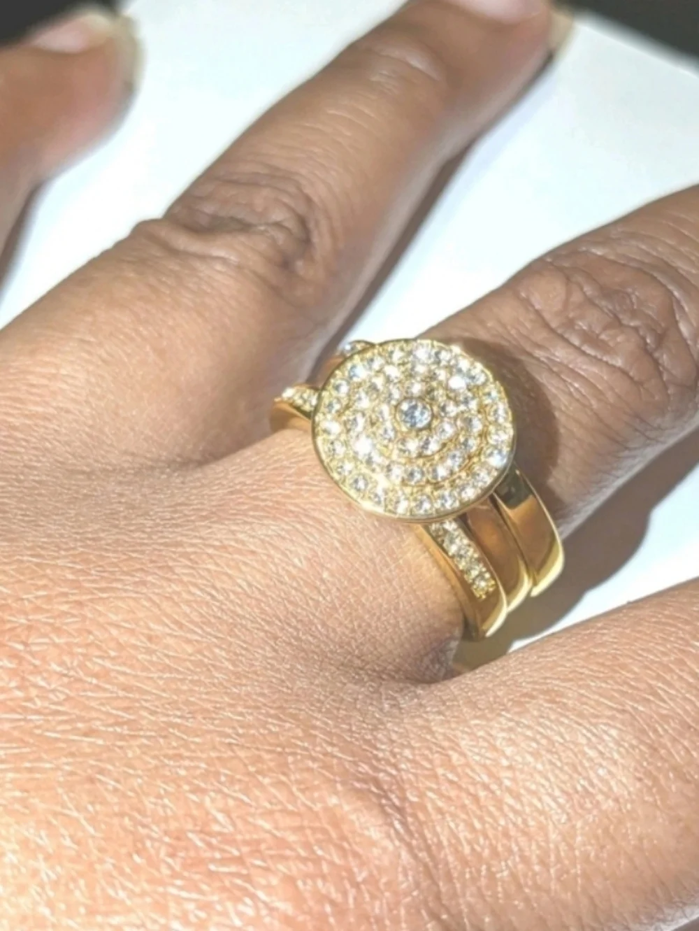 Womens 5ct Round Cut Lab Created Diamond Three Piece Wedding Ring Set Sz 10